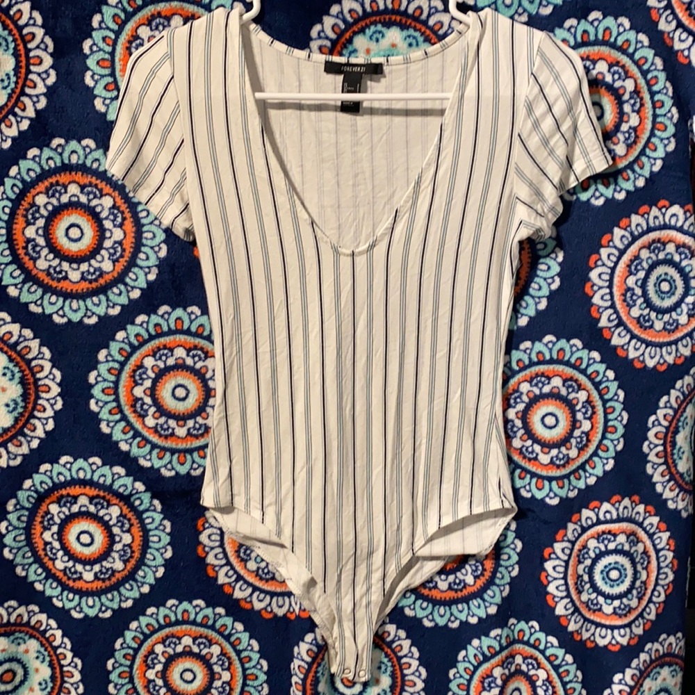 Striped Body Suit